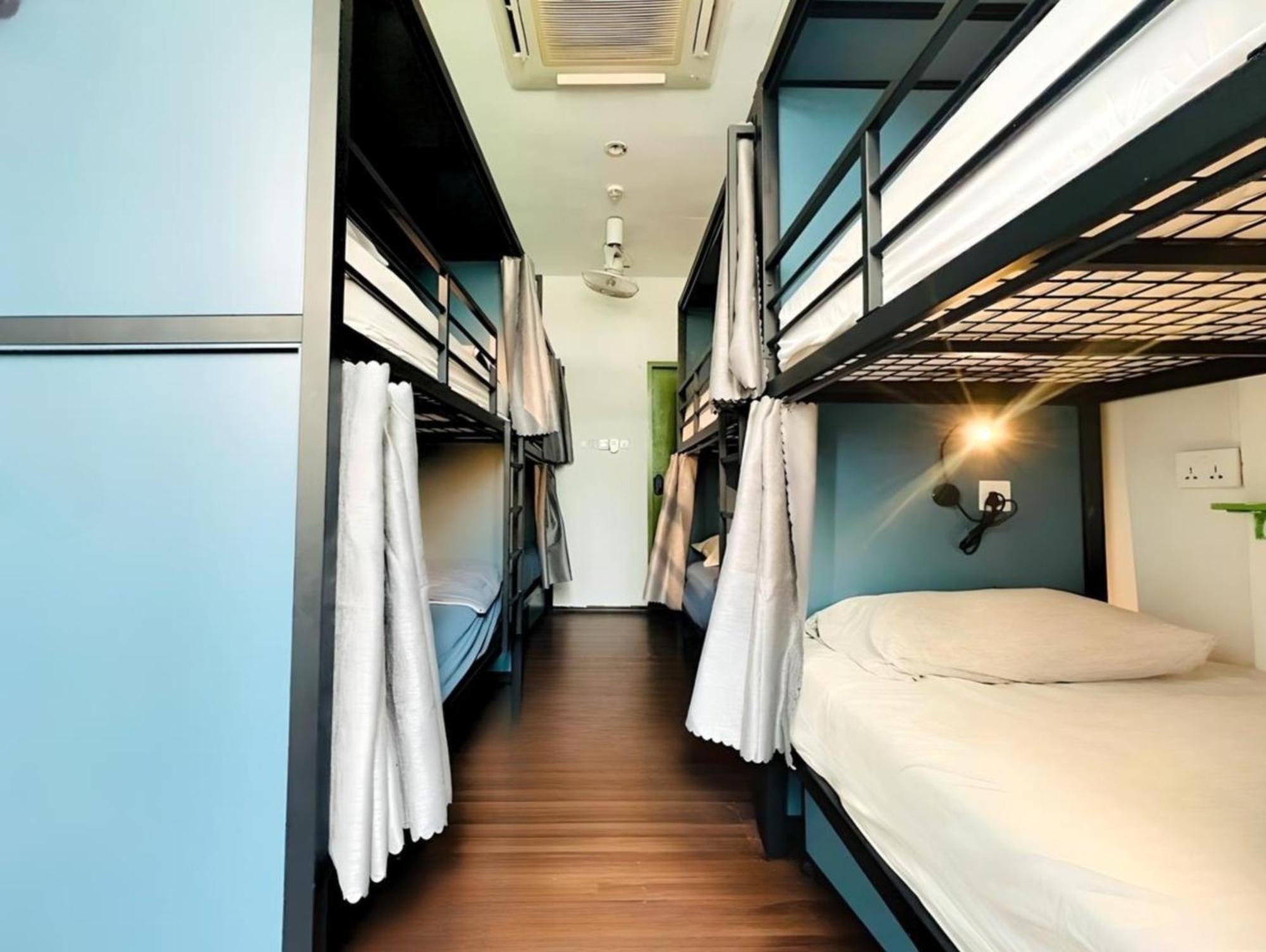 Single Bed 10-Bed Mixed Dormitory Room